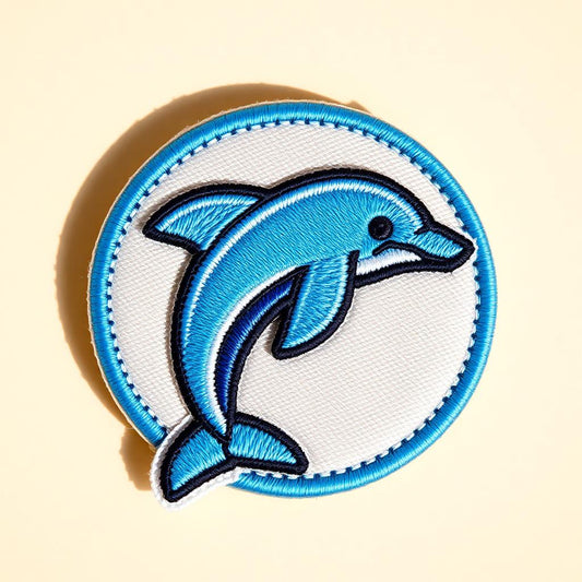Badge Hookie dauphin brodé premium